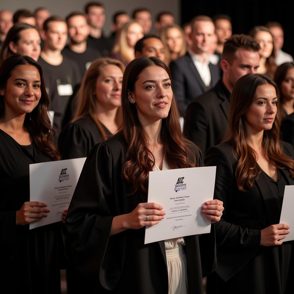 Graduation ceremony at ase academy