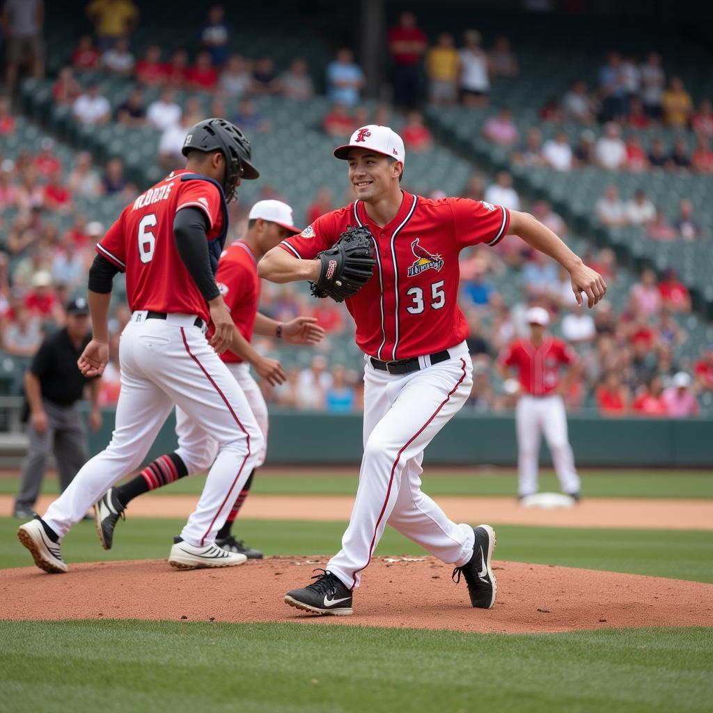 ASE Baseball Tournament: Players in Action