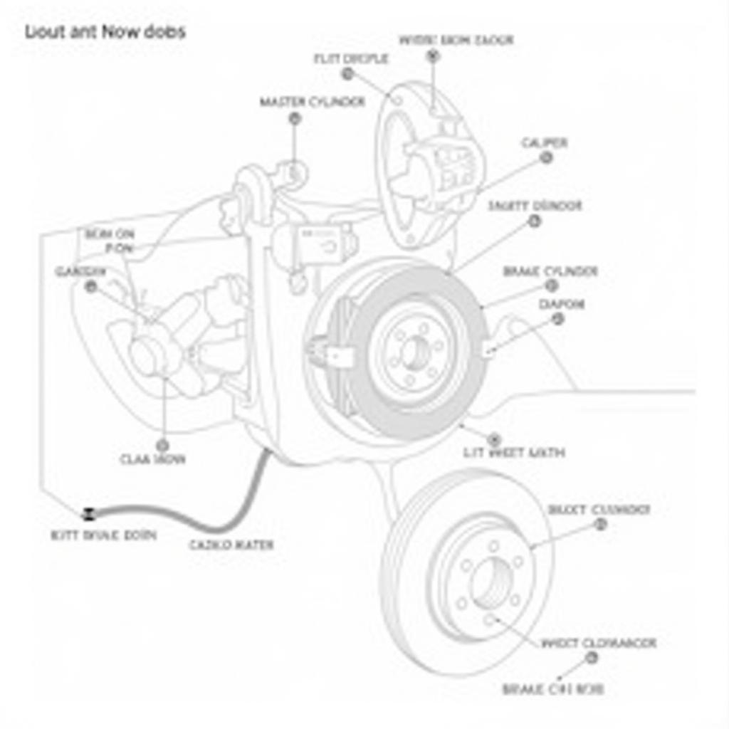 ASE Brake System Diagram