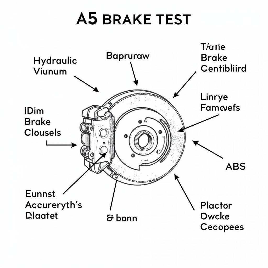 ASE Brake Test Components Diagram