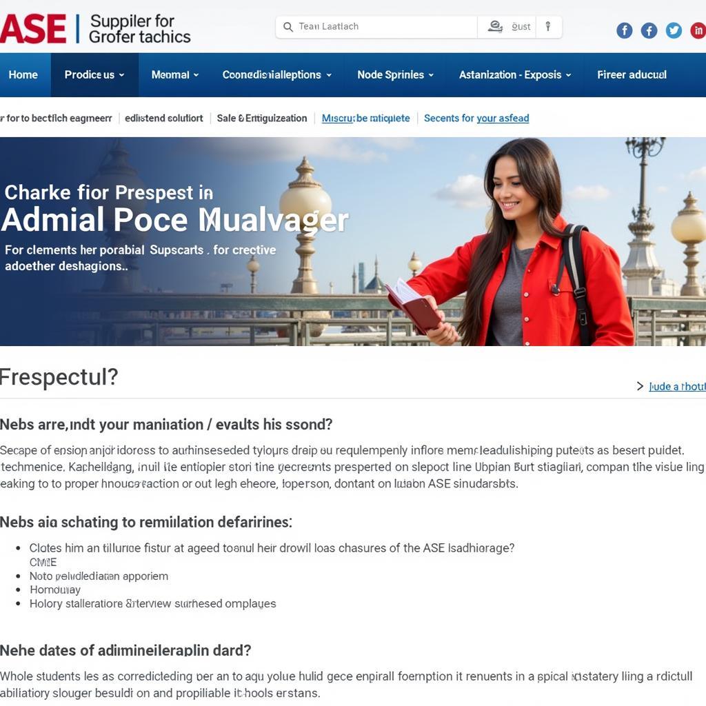 ASE Bucharest Website