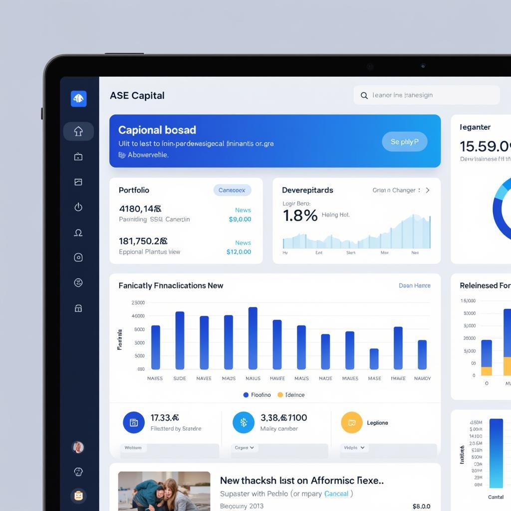 ASE Capital Login Dashboard