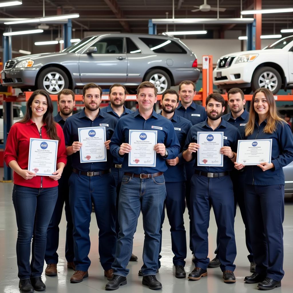 Group of Certified Mechanics