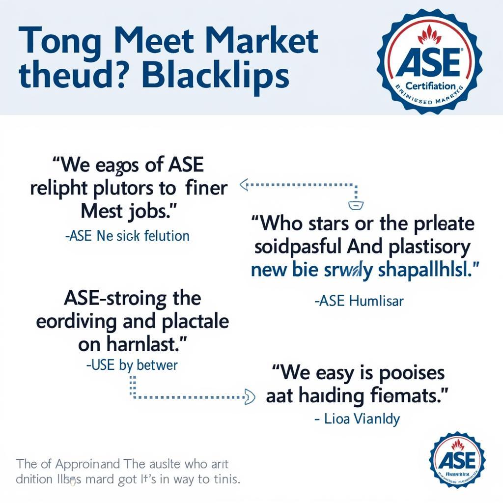 Importance of ASE Certification at the Meet Market