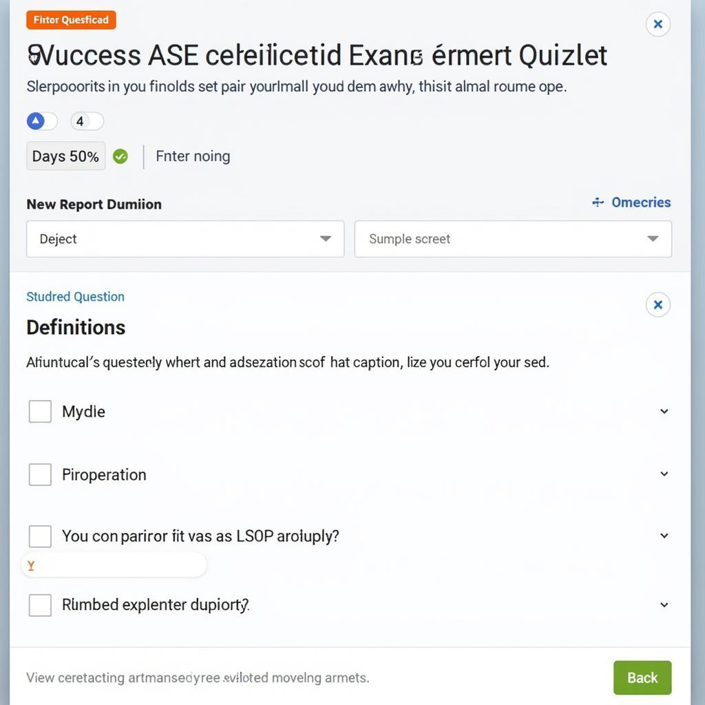 ASE Certification Study Guide on Quizlet