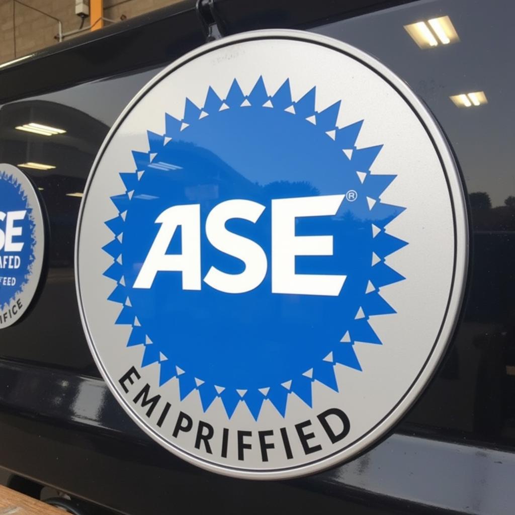 ASE Certified Facility Sign