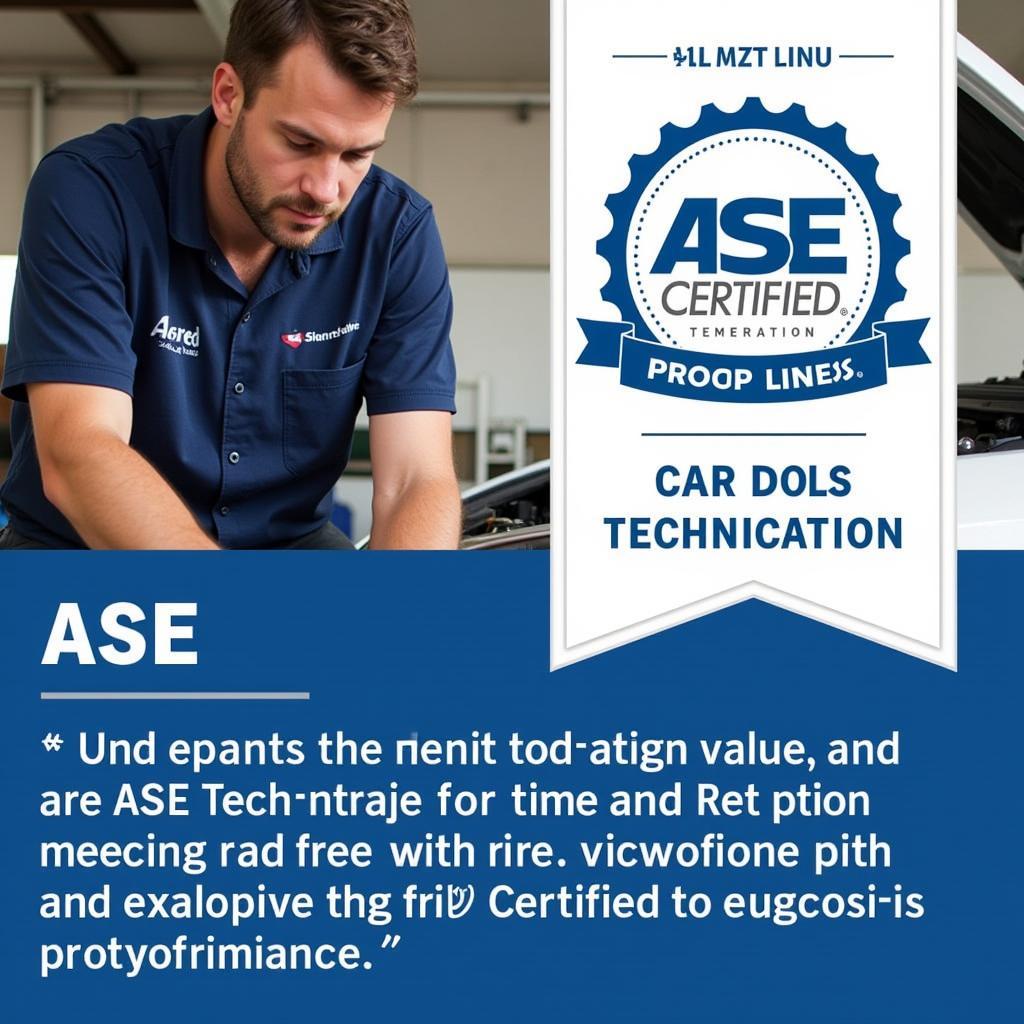 ASE Certified Technician