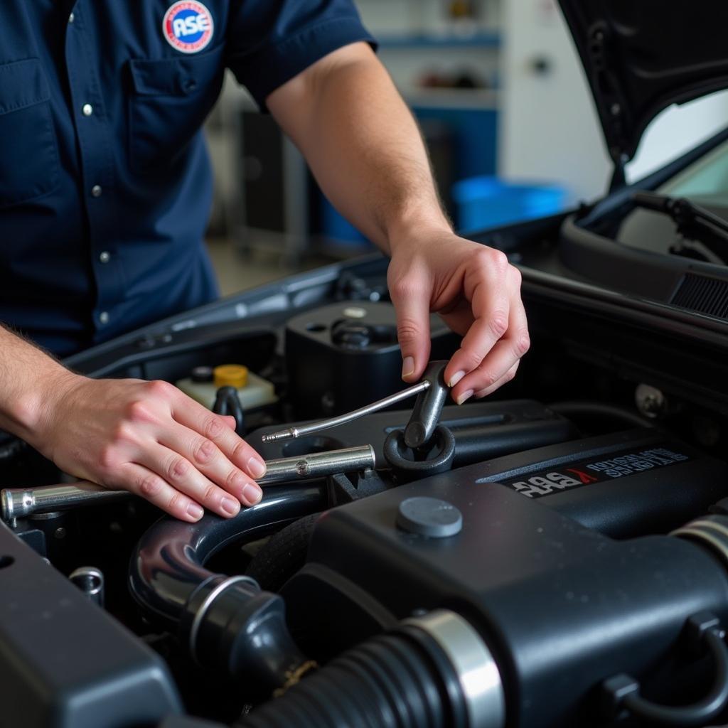 ASE Certified Technician Working in Georgia