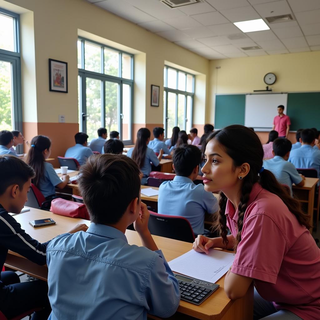 Students Engaged in a Classroom Session at ASE College Bhopal