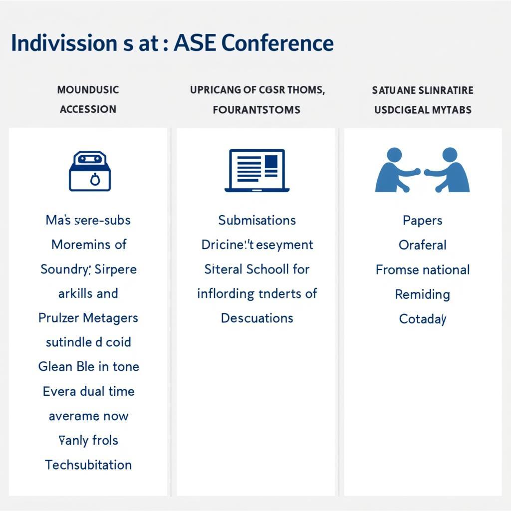 ASE Conference Submission Types