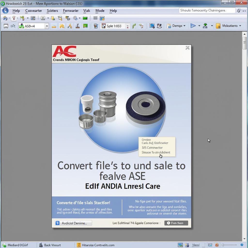 3D modeling software with ASE convertor feature