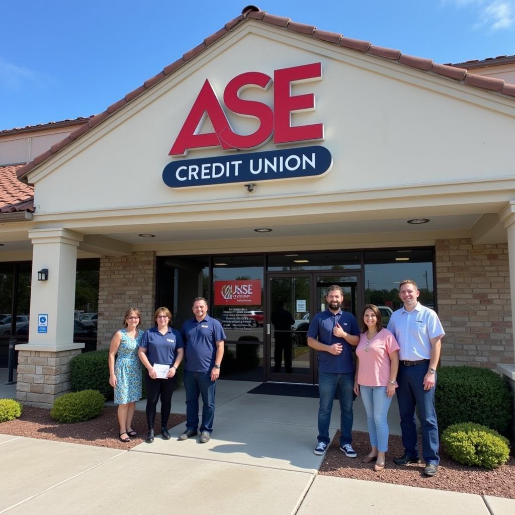 ASE Credit Union Branch Exterior