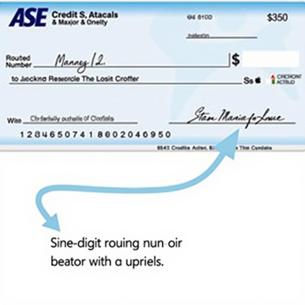 Checking Account Routing Number