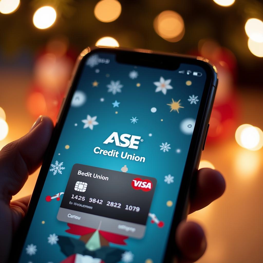 Using the ASE Credit Union mobile app during the holidays