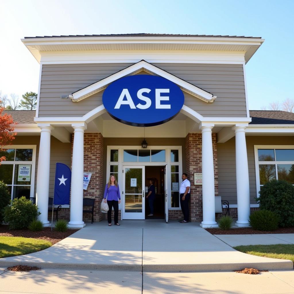 ASE Credit Union branch on Wilson Street, Wetumpka, Alabama