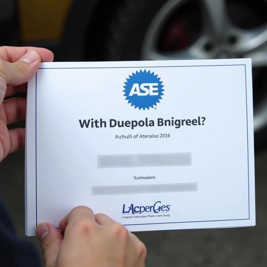 ASE Diesel Engine Test Certification