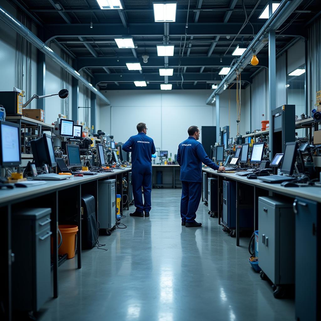 ASE Electronics Employees at Work