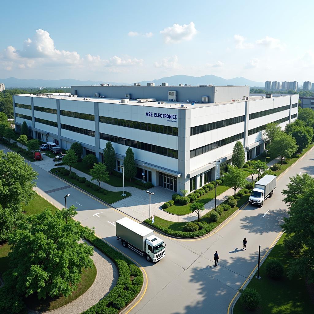 ASE Electronics manufacturing facility in Bayan Lepas, Penang