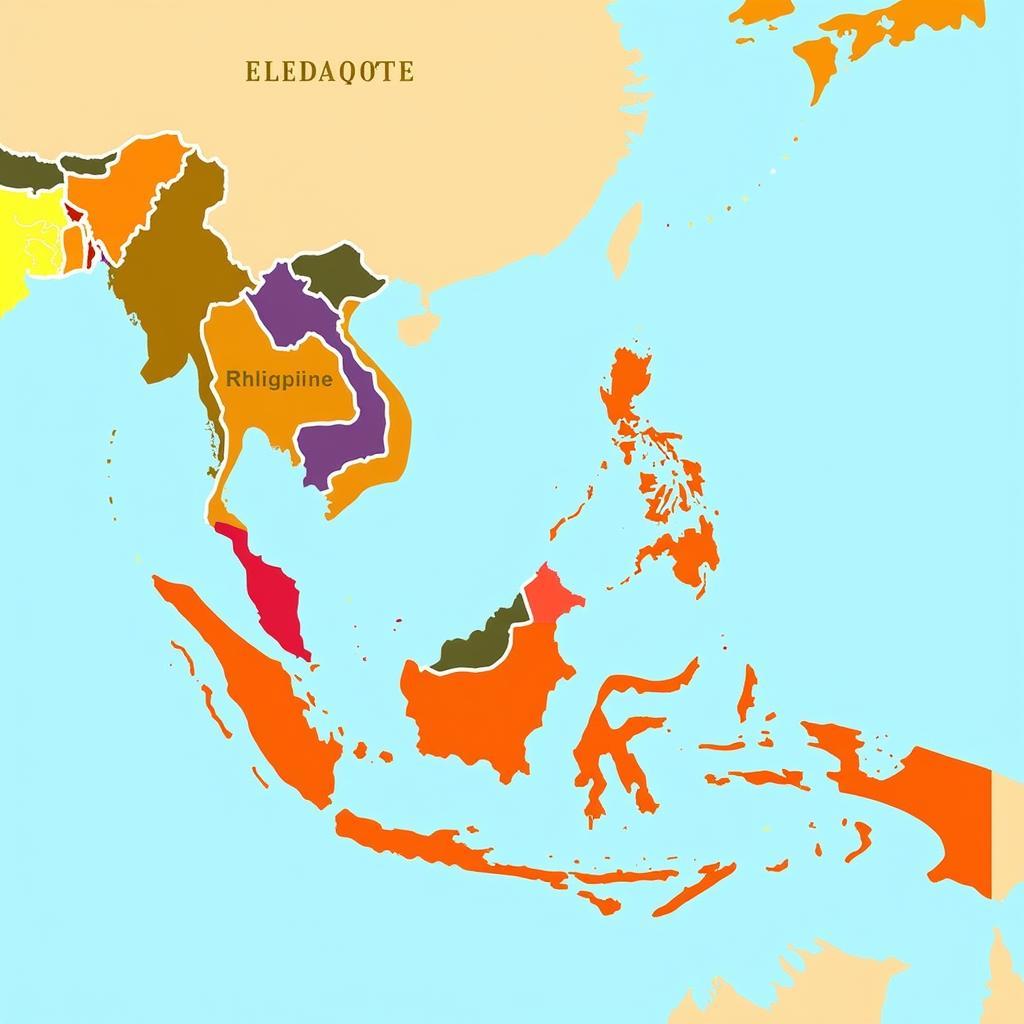 Map of Southeast Asian Countries