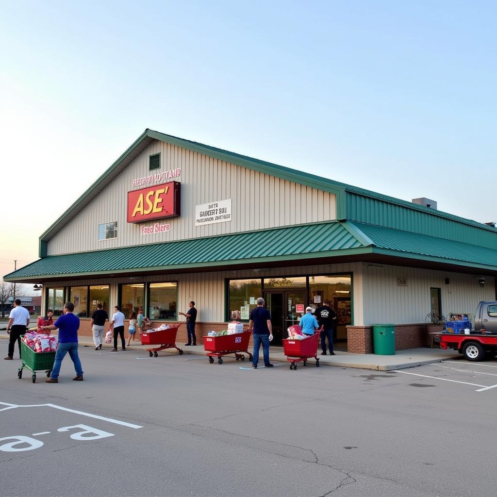 ASE Feed Store Exterior