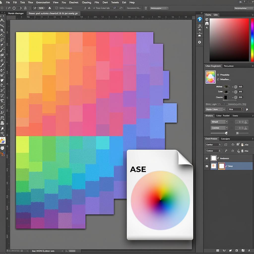 Illustrator Color Palette with .ASE file