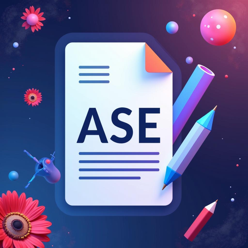 ASE file icon illustration