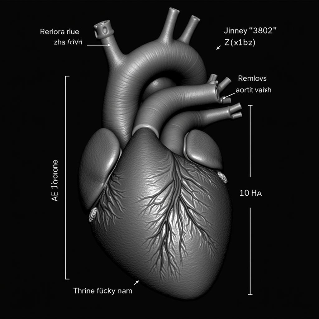 Echocardiography Image Showing Aortic Stenosis