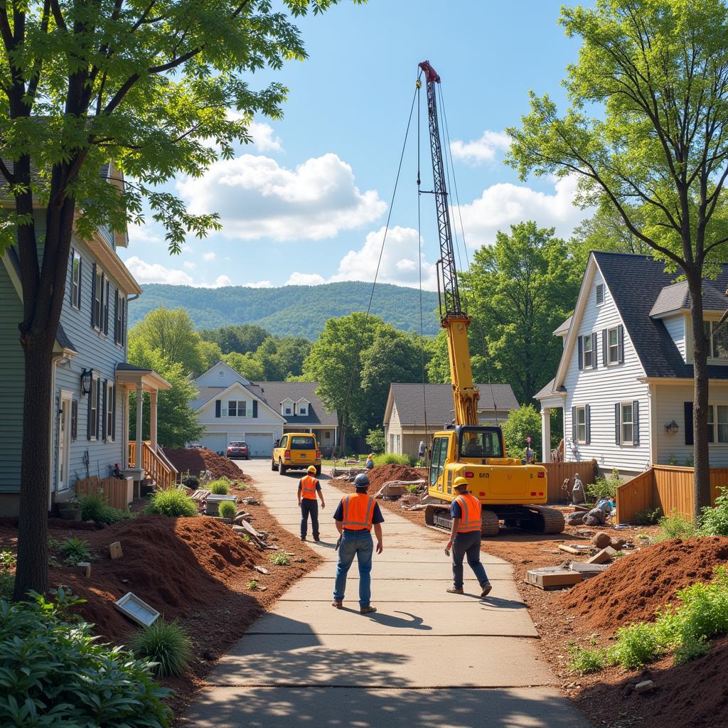 Construction Site in Wallingford CT