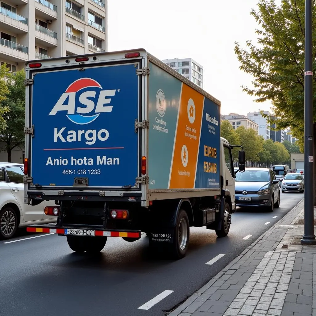 Ase Kargo Delivery Truck in Ankara