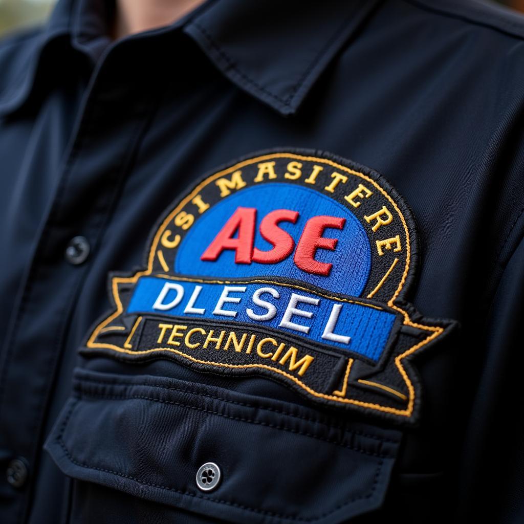 ASE Master Diesel Technician Patch