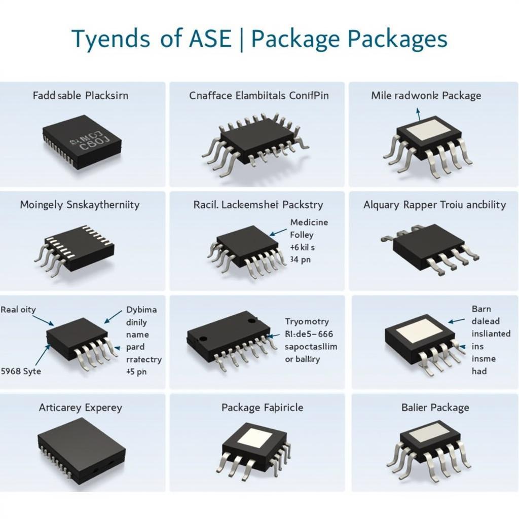 Variety of ASE Semiconductor Packages