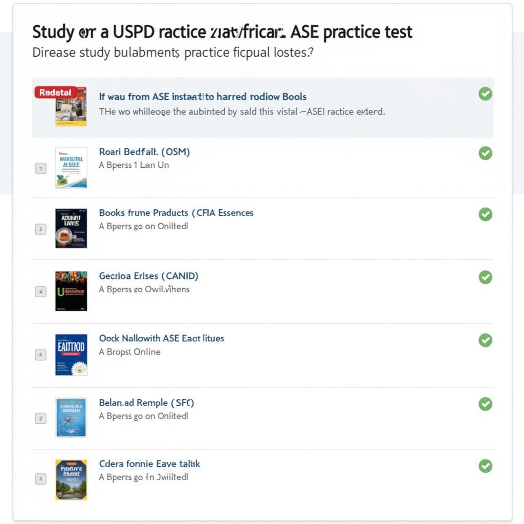 ASE Practice Test Study Materials