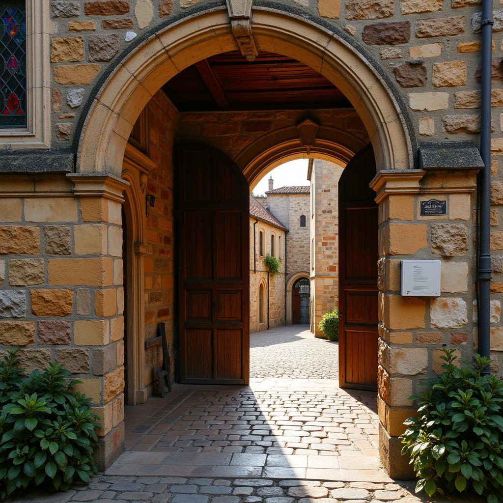 Historic Church in Ase Puy de Dome