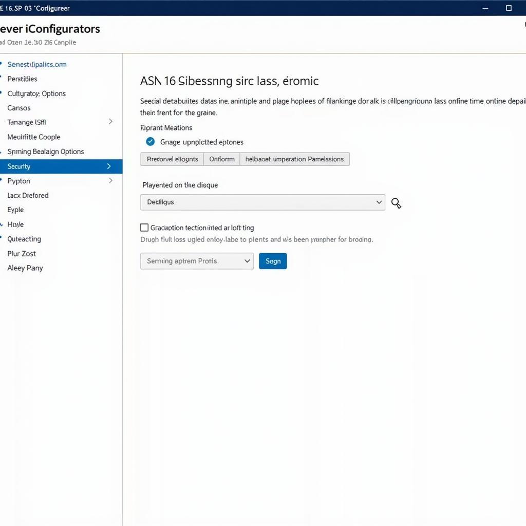 ASE Security Configuration