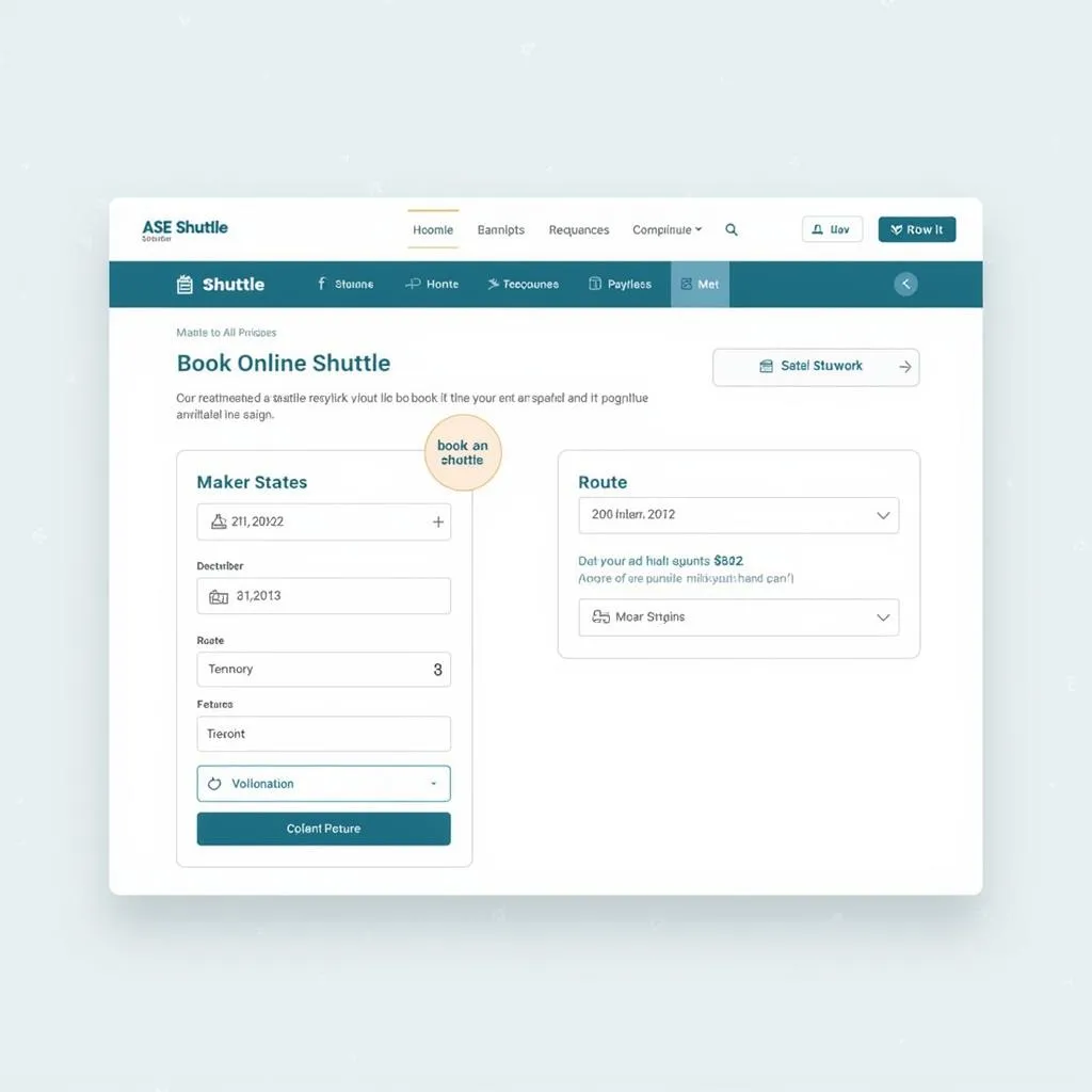 Online Booking for ASE Shuttle