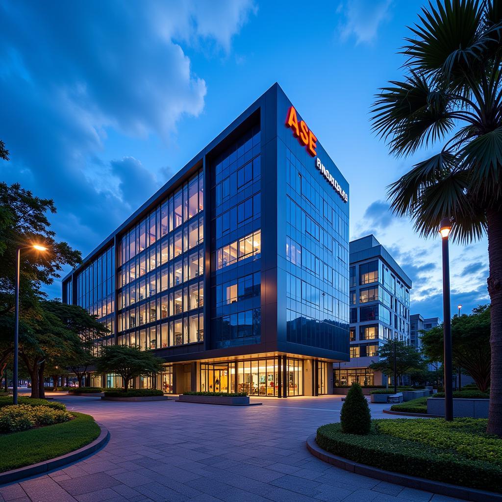 Modern office building of ASE Singapore Pte Ltd