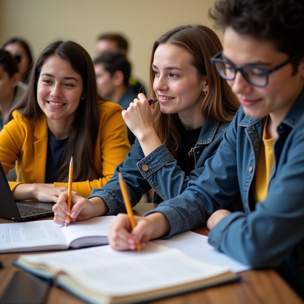 ASE Students Studying