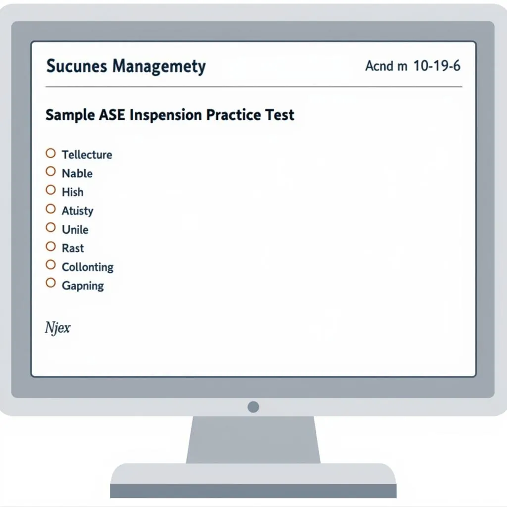 ASE Suspension Practice Test Format