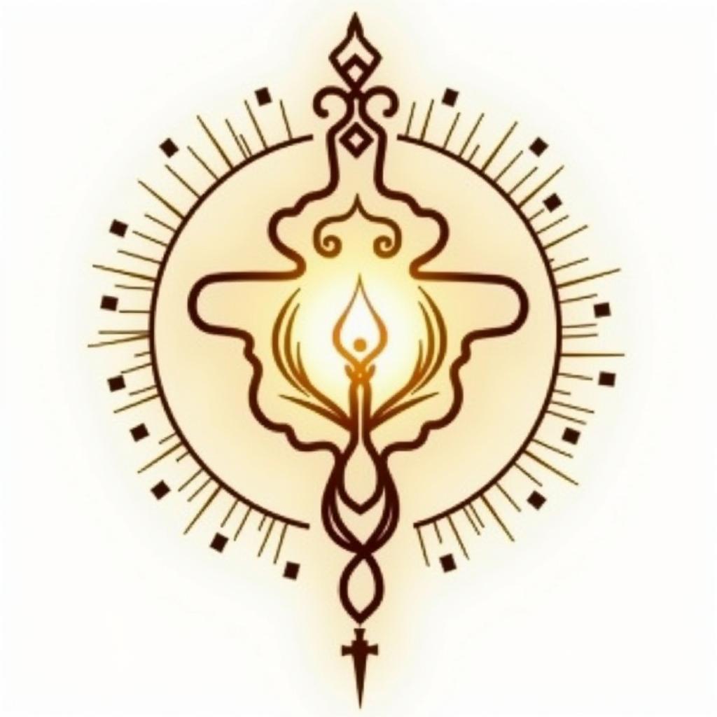 Ase symbol representing spiritual energy