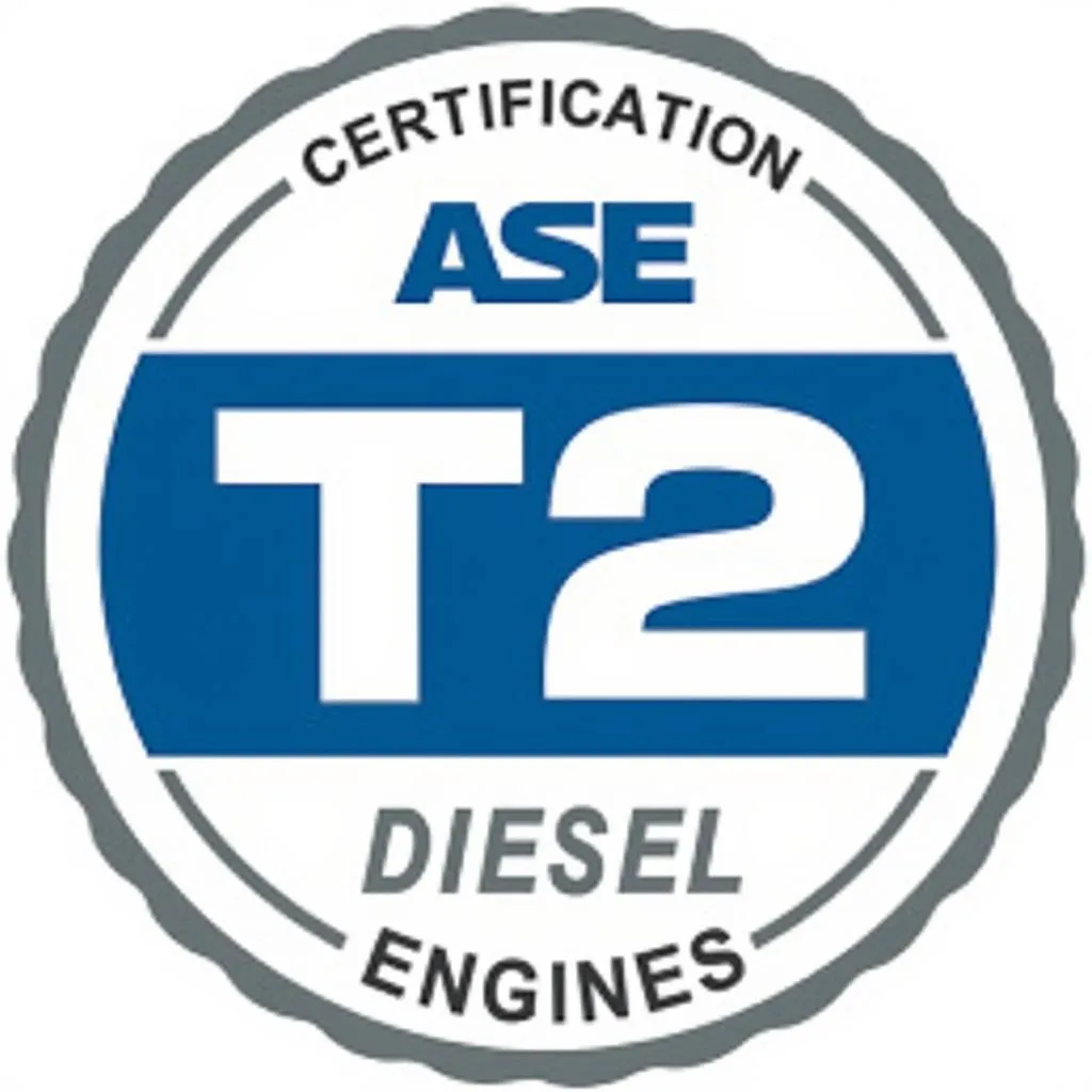 ASE T2 Diesel Engines Certification Logo