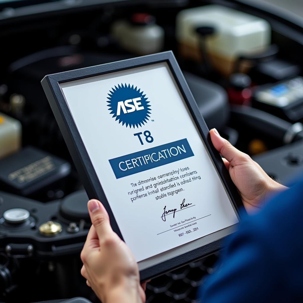 ASE T8 Certification Benefits