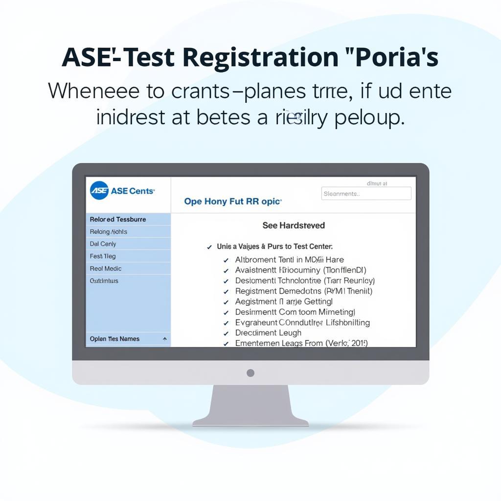 ASE Test Registration