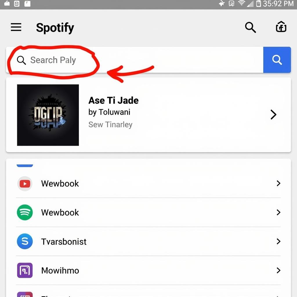 Searching for "Ase Ti Jade" on Music Platforms