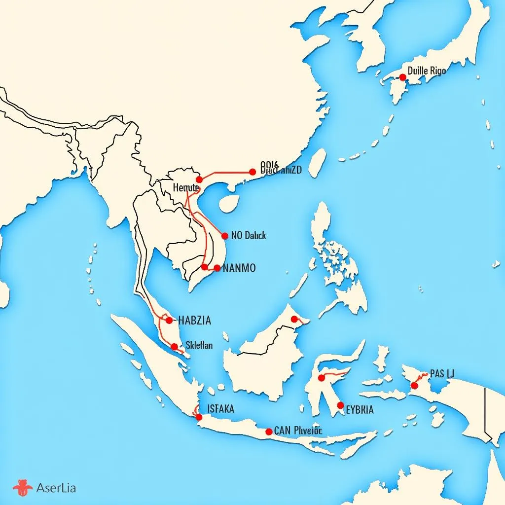 ASEAN Transit Bus Network Map