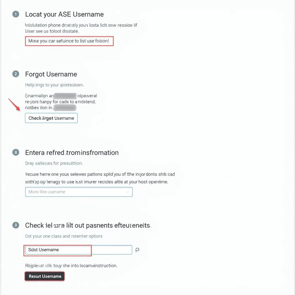 ASE Username Reset Process