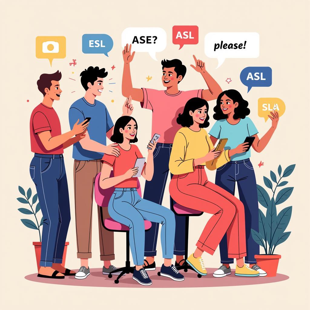 Online Communication with ASE and ASL