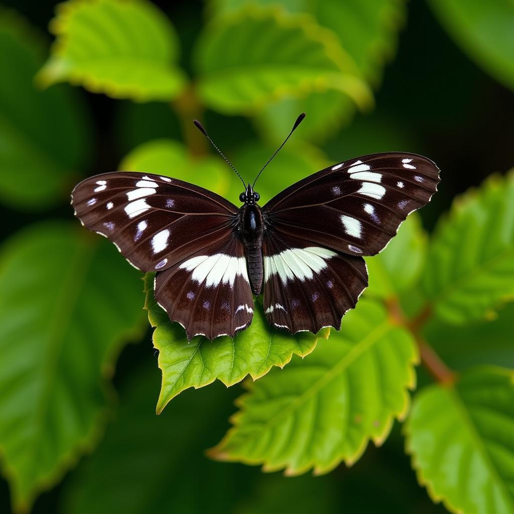 Asea Asterope perched on a Leaf