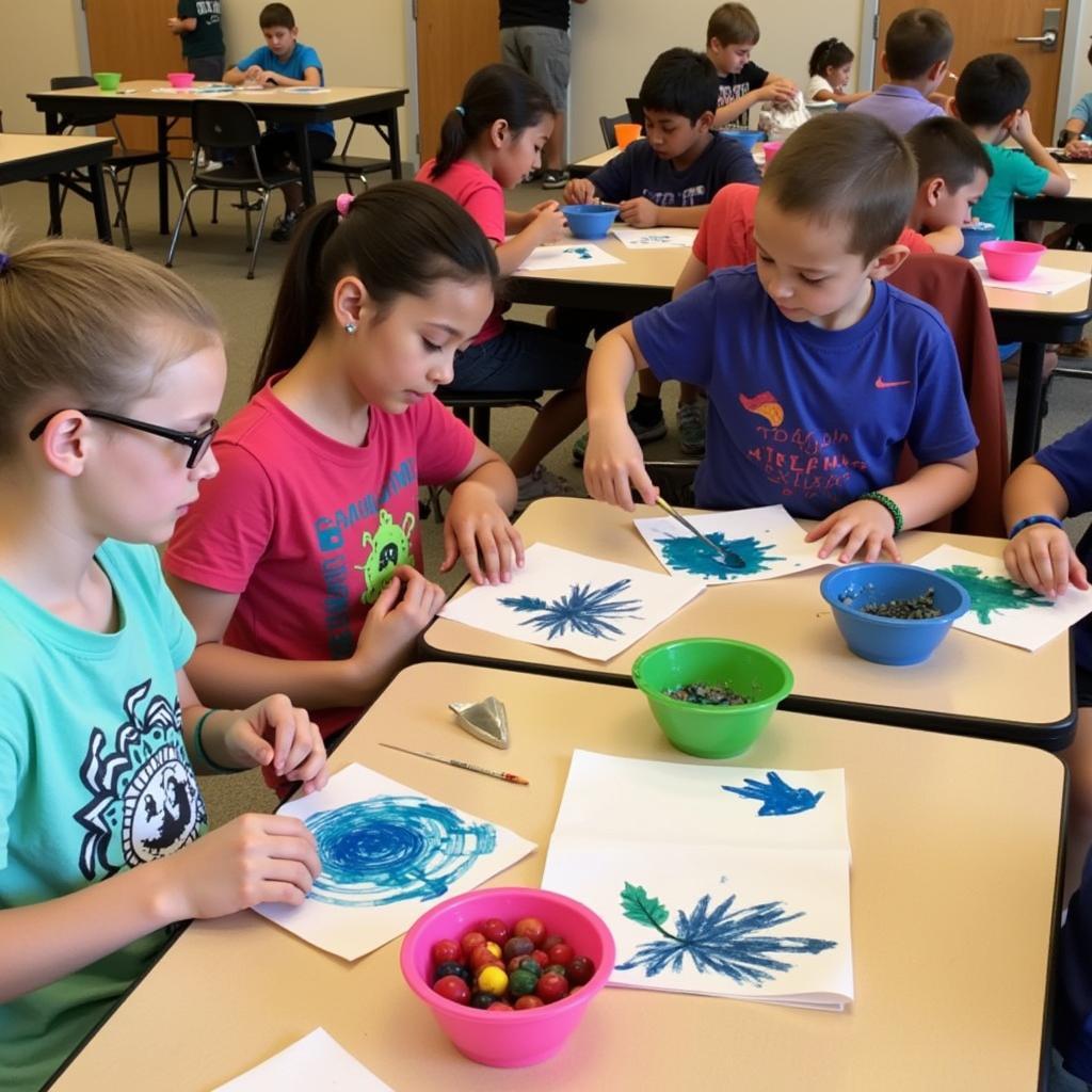 Traditional craft workshops at Asea Camp Florida