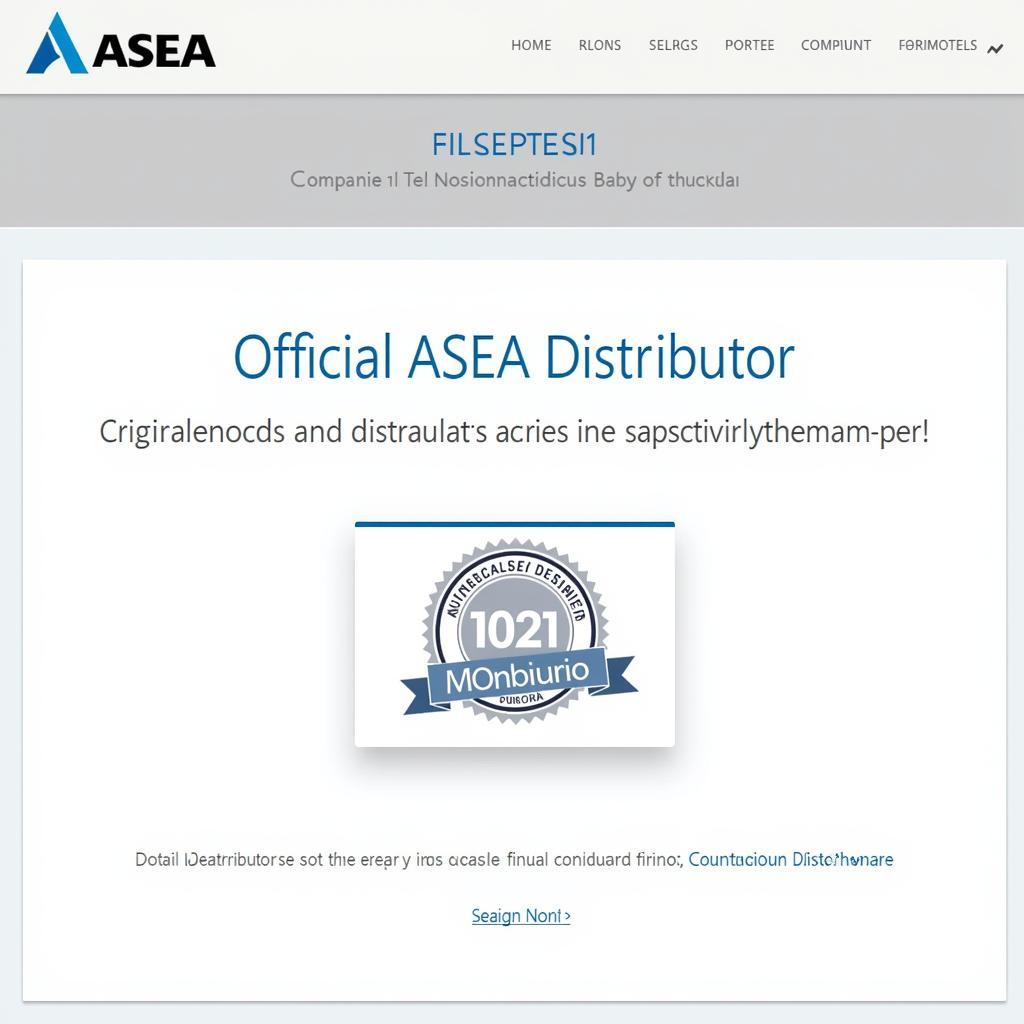 ASEA Global Authorized Distributor Website