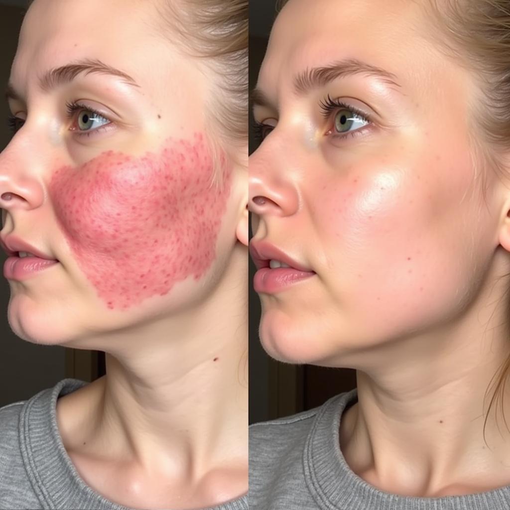 ASEA Eczema Gel Before and After